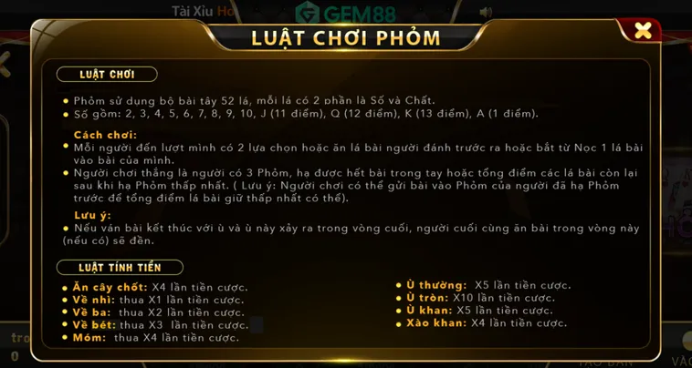 Trải Nghiệm Phỏm Tại Gem88 Sân Chơi Đẳng Cấp Cho Các Nhà Thông Thái Số Học