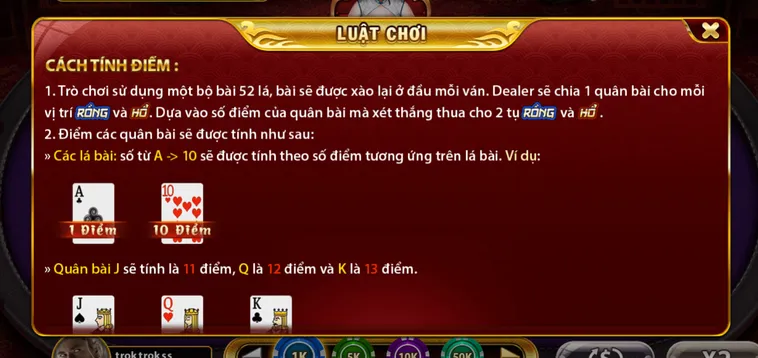 Rồng Hổ Tại Gem88 Sảnh Cược Tốc Độ Với Tỷ Lệ Thưởng Đột Phá
