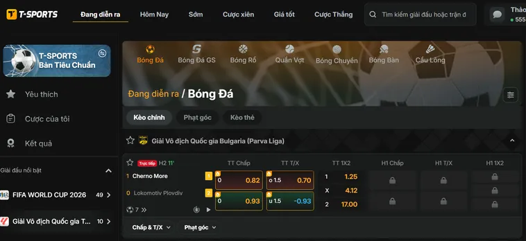 Thể Thao T Sports Tại Gem88 Sảnh Cược Hiện Đại Với Tốc Độ Xử Lý Siêu Tốc