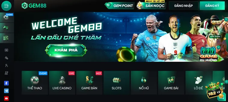 Gem88 - Nhà Cái Gem 88 Cá Cược Uy Tín Với Tỷ Lệ Hoàn Cao