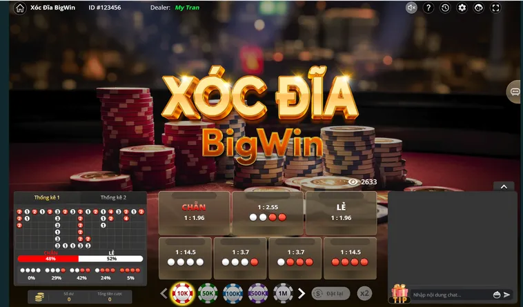 Phân Tích Kỹ Thuật Game Xóc Đĩa Big Win Tại Gem88 Đẳng Cấp